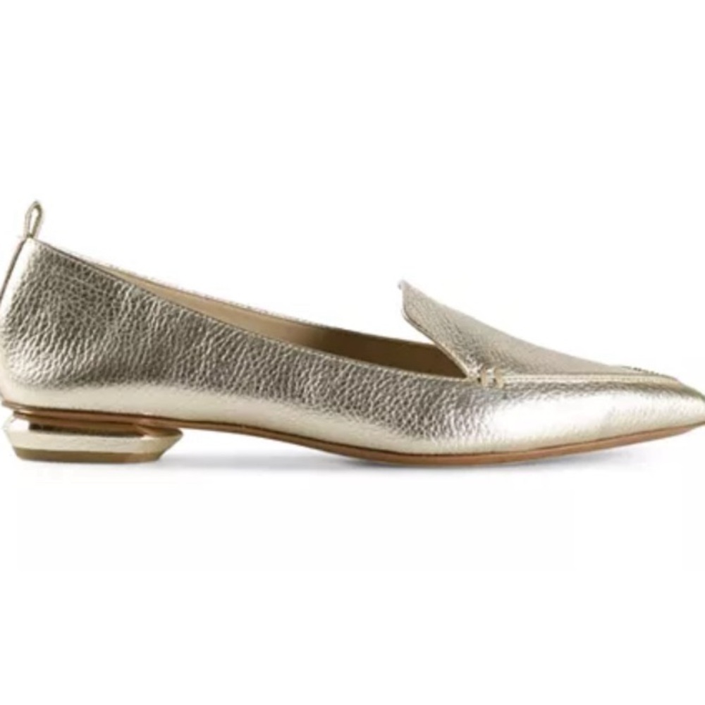 Nicholas Kirkwood Beya Loafers, gold, size 38